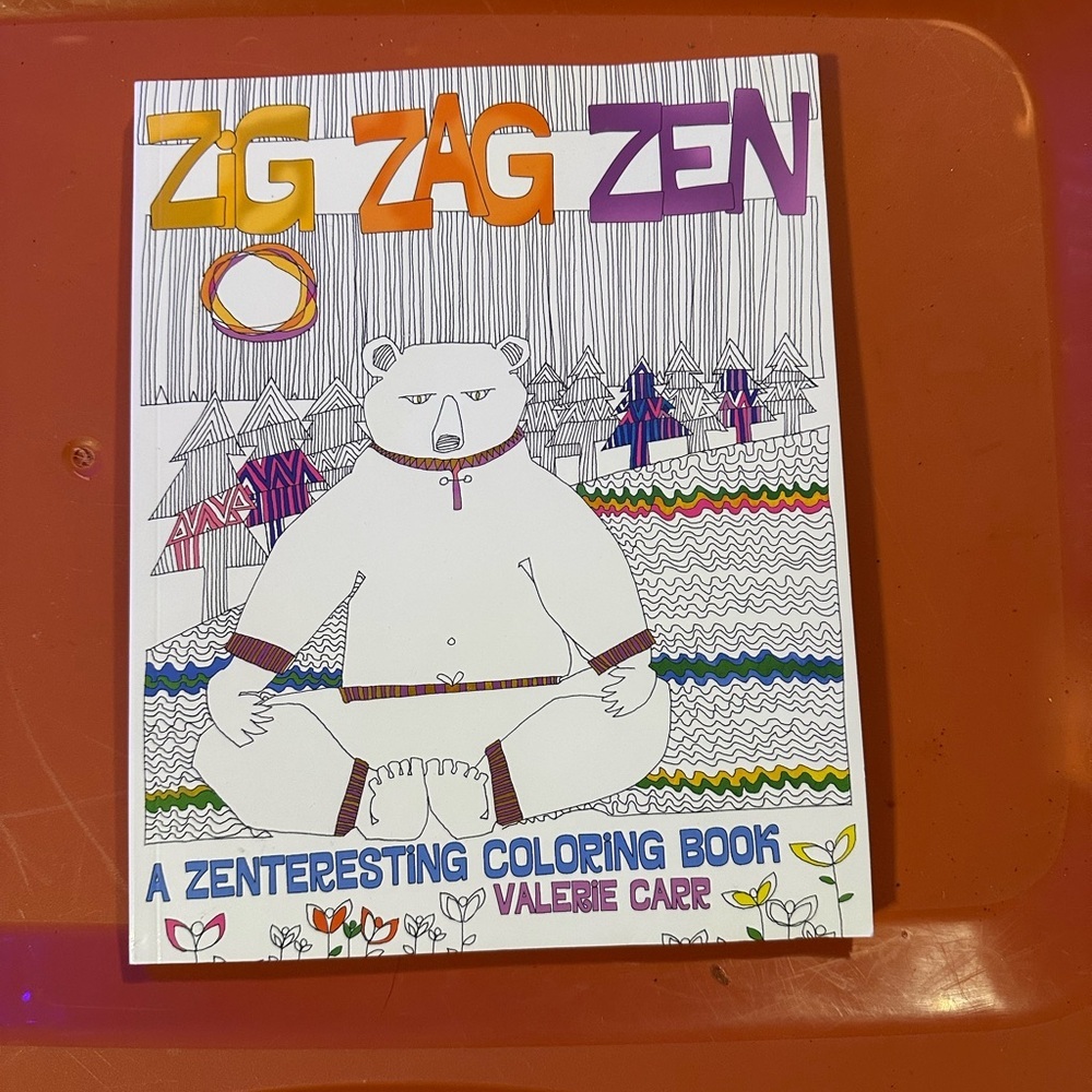 Amazon Zig Zag Zen Coloring Book